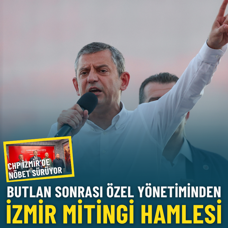 Butlan sonrası Özel yönetiminden İzmir mitingi hamlesi