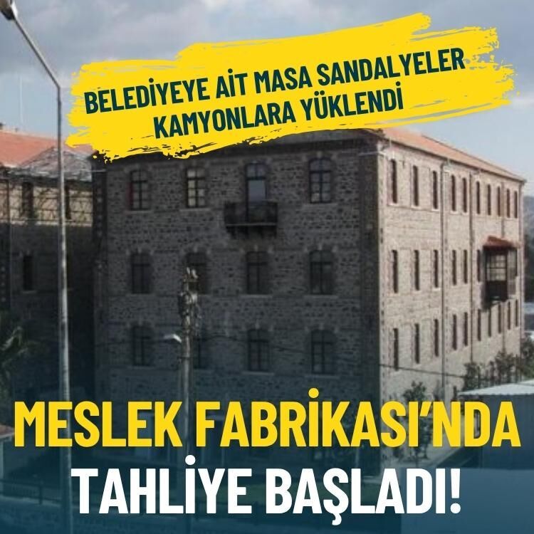 Meslek Fabrikası binasında tahliye başladı!