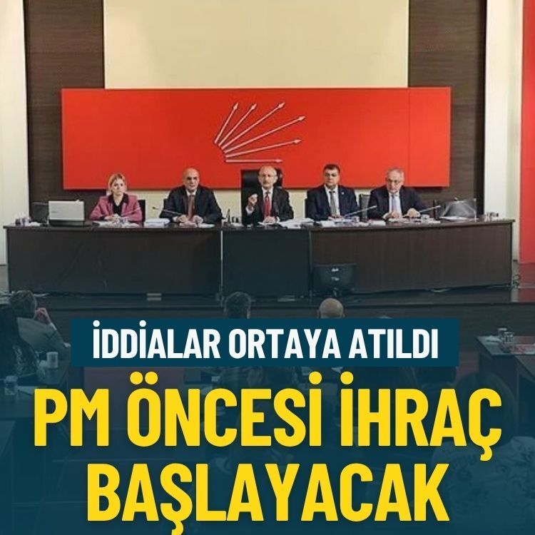 PM öncesi ihraç başlayacak