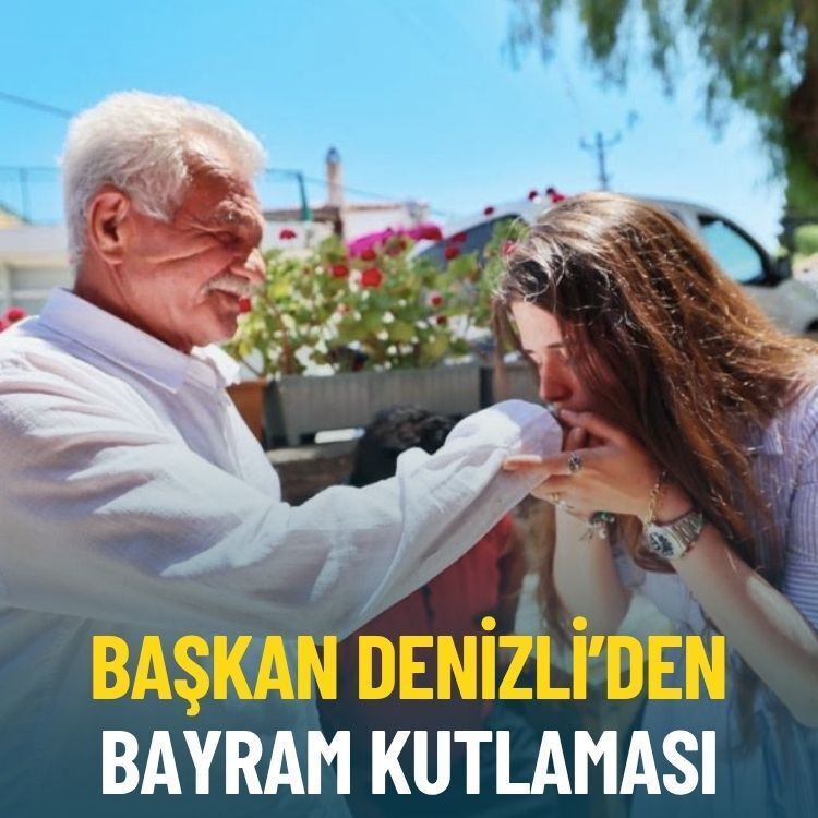 Başkan Denizli vatandaşların bayramını kutladı