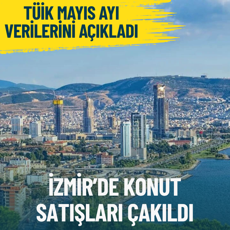 İzmir’de konut satışları çakıldı