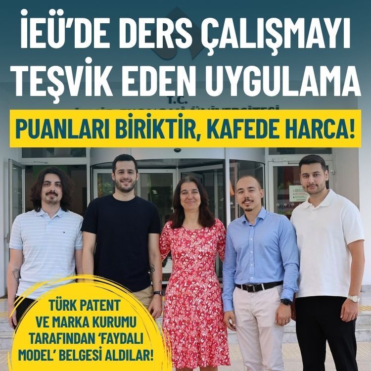 İEÜ’de ders çalışmayı teşvik eden uygulama: Puanları biriktir, kafede harca!