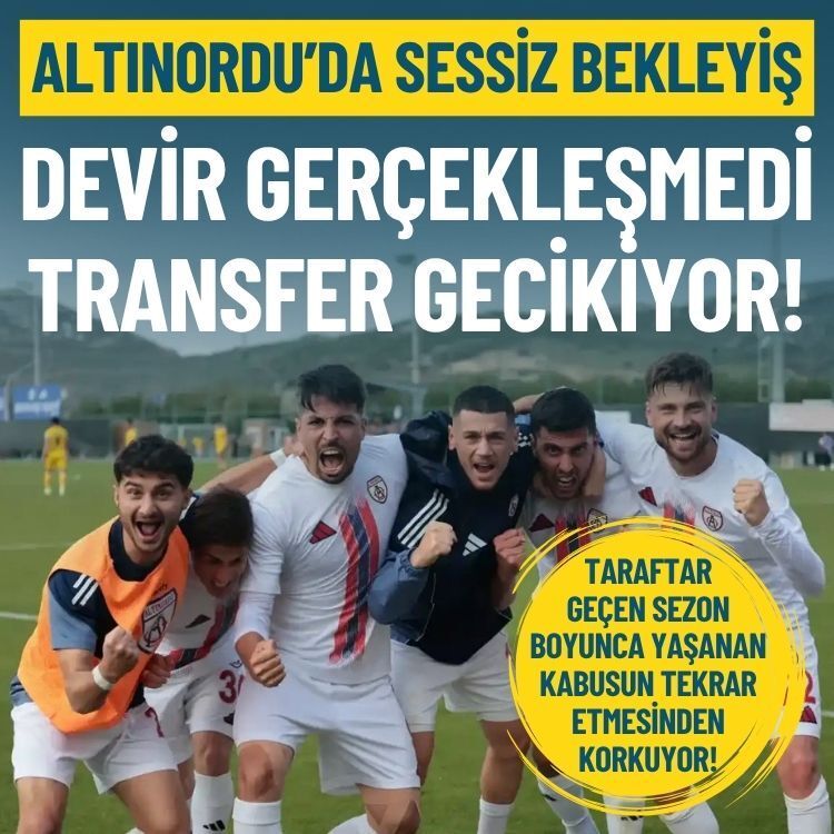 Altınordu’da sessiz bekleyiş: Devir gerçekleşmedi, transfer gecikiyor!