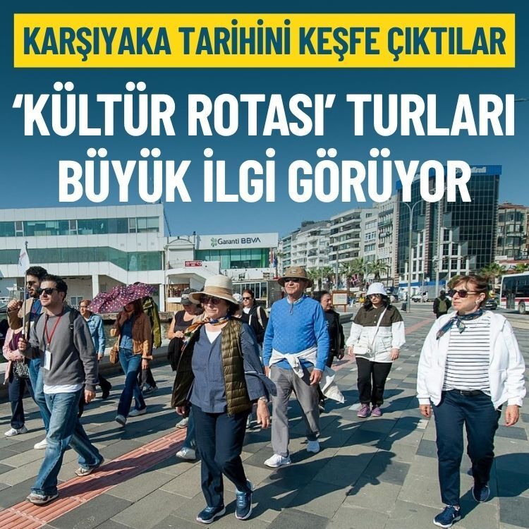 Karşıyaka’yı keşfe çıktılar: ‘Kültür Rotası’ turları büyük ilgi görüyor