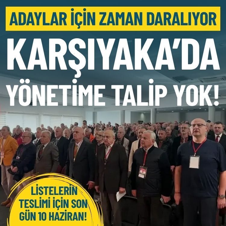 Adaylar için zaman daralıyor: Karşıyaka’da yönetime talip yok!