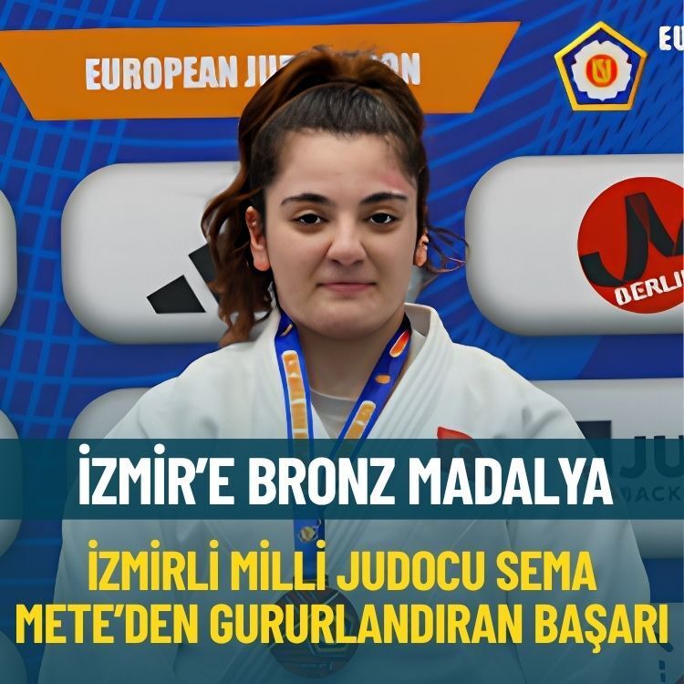 İzmirli milli judocu Sema Mete’den gururlandıran başarı