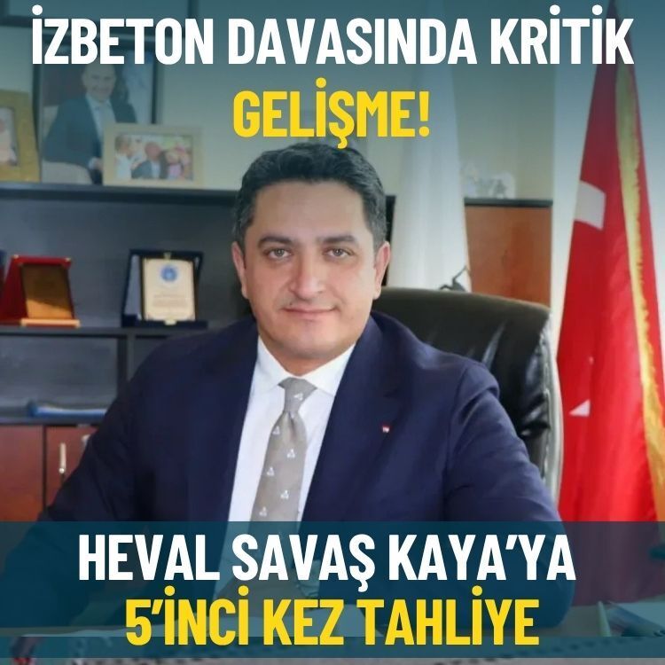İZBETON davasında kritik gelişme: Heval Savaş Kaya’ya 5’inci kez tahliye