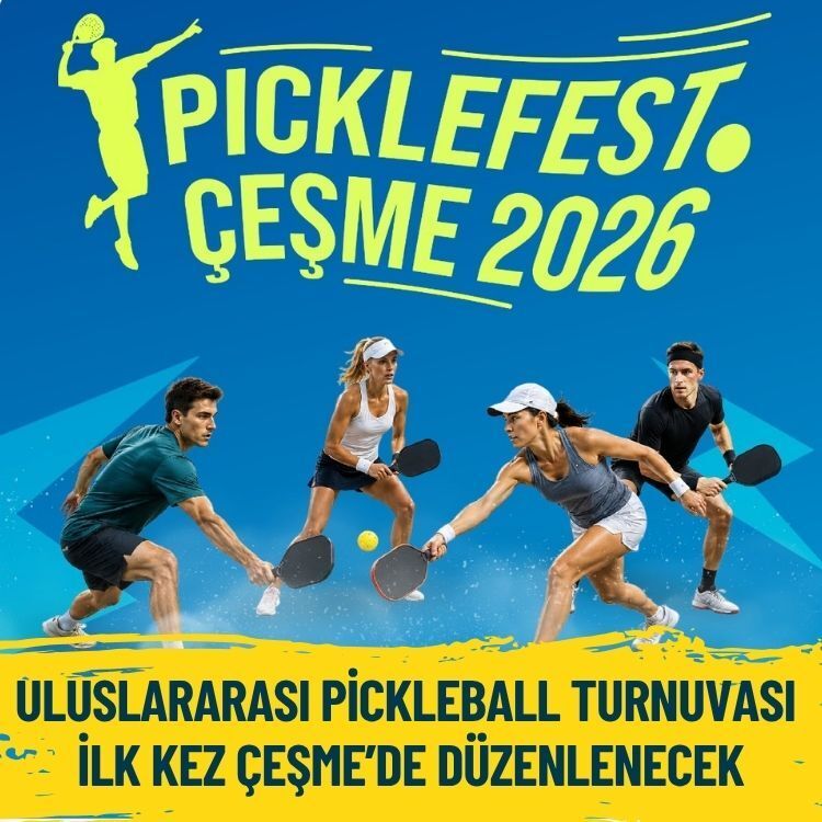 Uluslararası Pickleball Turnuvası ilk kez Çeşme’de düzenlenecek