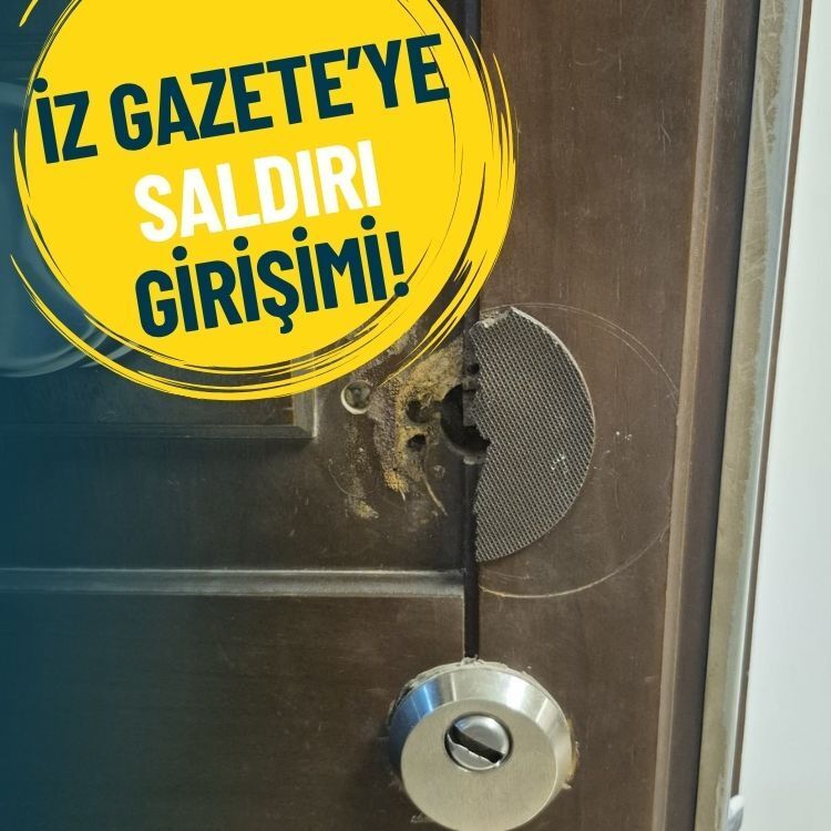 İZ Gazete’ye saldırı girişimi