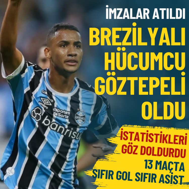İmzalar atıldı... Göztepe Andre Henrique'yi kadrosuna kattı