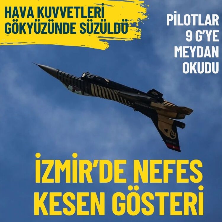 Hava Kuvvetleri gökyüzünde süzüldü... İzmir'de nefes kesen gösteri