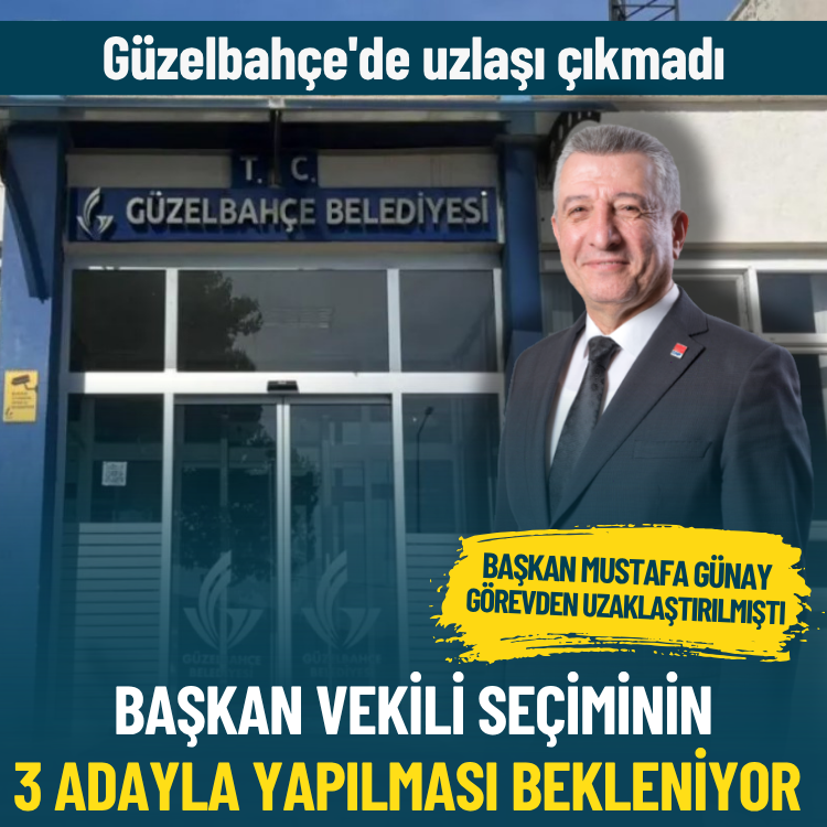 Güzelbahçe'de uzlaşı çıkmadı: Başkan vekili seçiminin 3 adayla yapılması bekleniyor