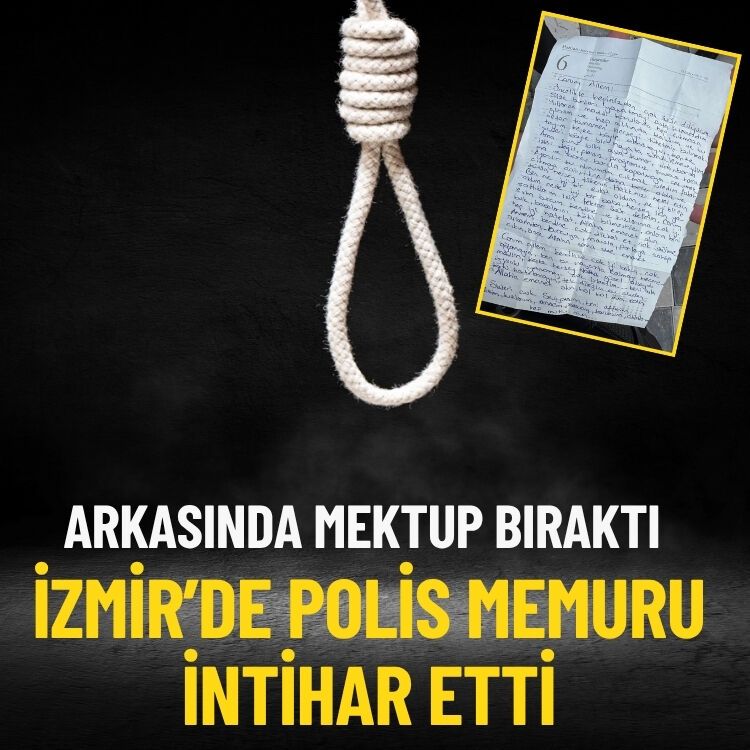 Arkasında mektup bıraktı… İzmir’de polis memuru intihar etti