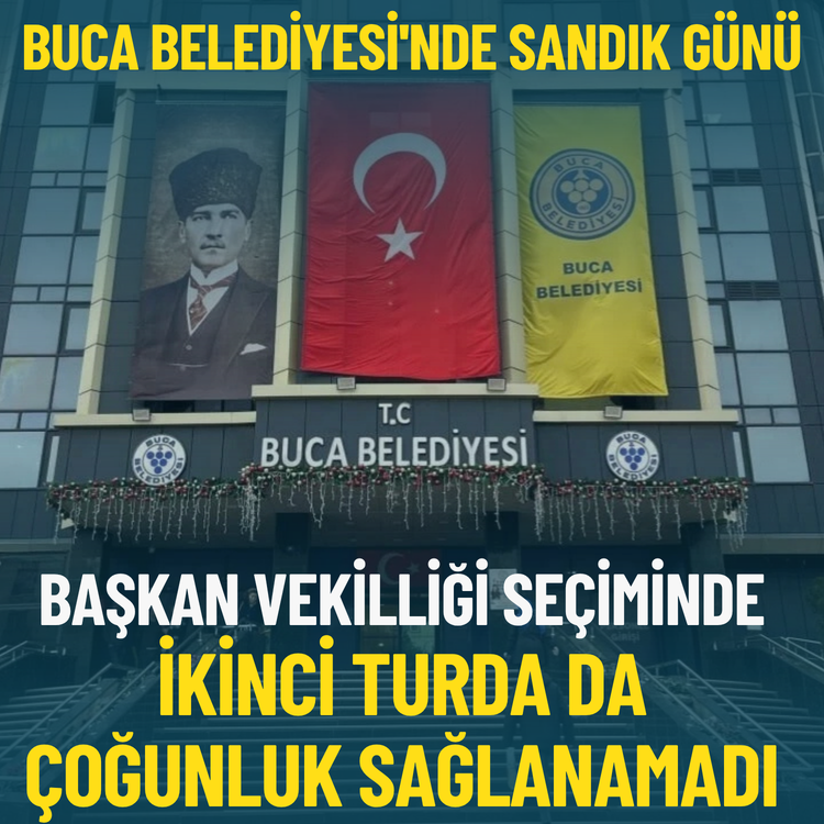Buca Belediyesi'nde sandık günü: Başkan Vekilliği seçiminde ikinci turda da çoğunluk sağlanamadı