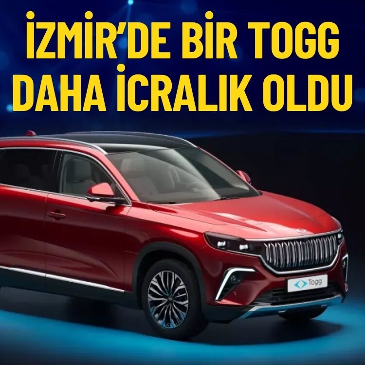 İzmir’de bir TOGG daha icralık oldu