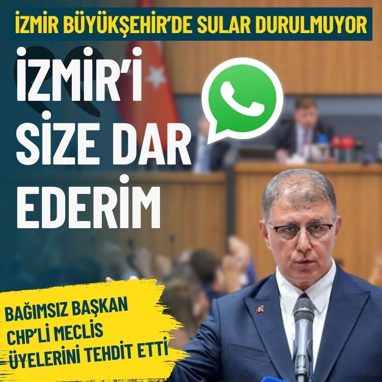 İzmir Büyükşehir’de sular durulmuyor! Tugay ‘İzmir’i size dar ederim’ diyerek CHP’li meclis üyelerini gruptan attı