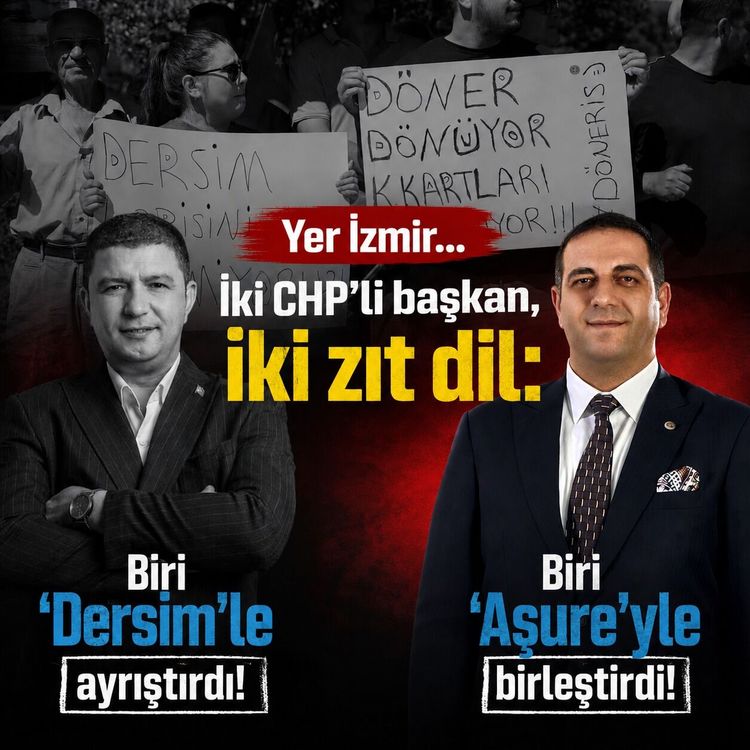 Yer İzmir… İki CHP’li başkan, iki zıt dil: Biri 'Dersim'le ayrıştırdı, Biri 'Aşure'yle birleştirdi!