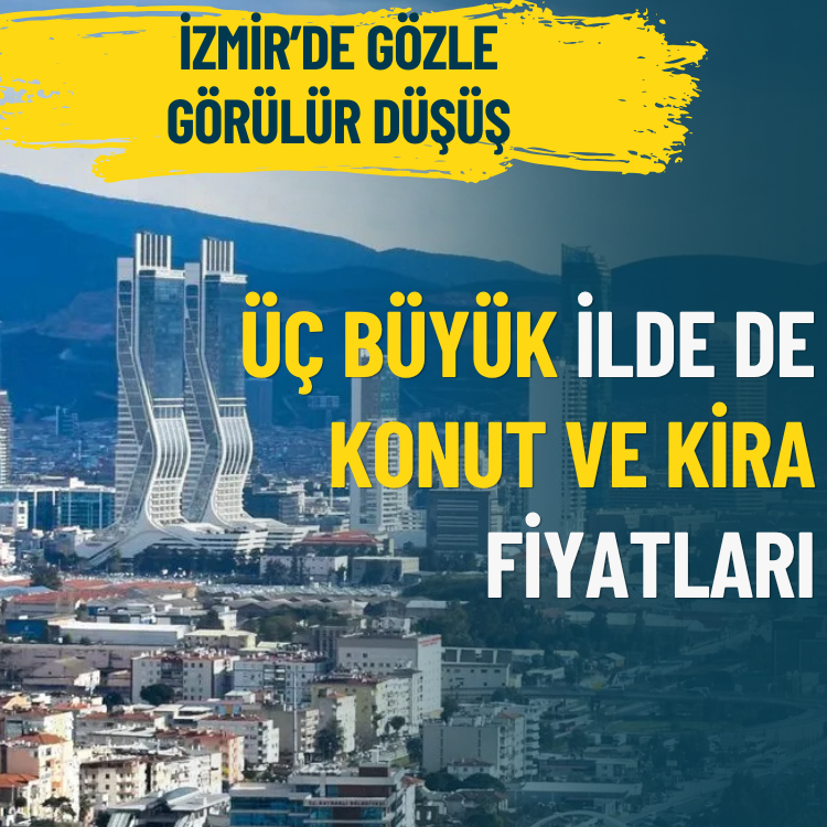 İzmir'de konut fiyatlarında düşüş!