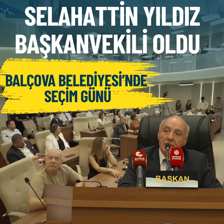 Balçova Belediyesi'nde Selahattin Yıldız Başkanvekili oldu