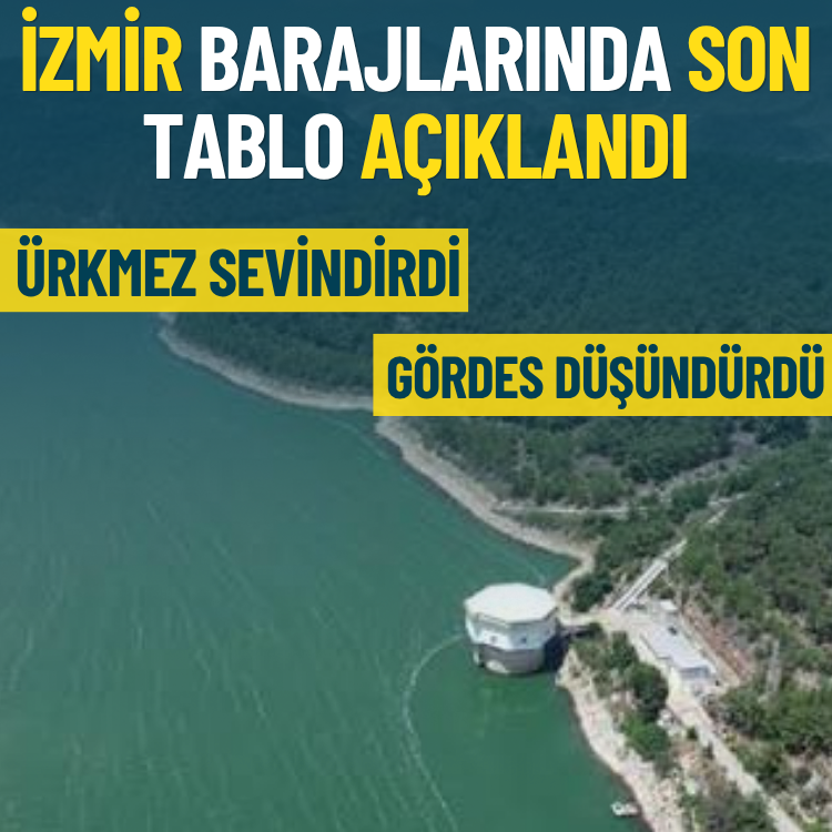 İZSU, İzmir barajlarında son tablo açıkladı: Ürkmez sevindirdi, Gördes düşündürdü