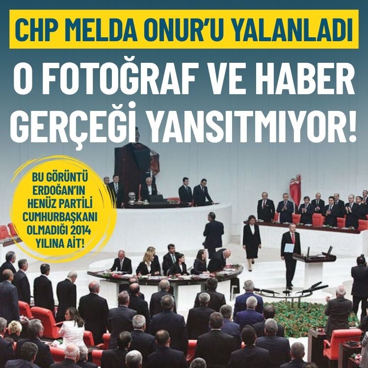 CHP Melda Onur’u yalanladı: Fotoğraf ve haber gerçeği yansıtmıyor!