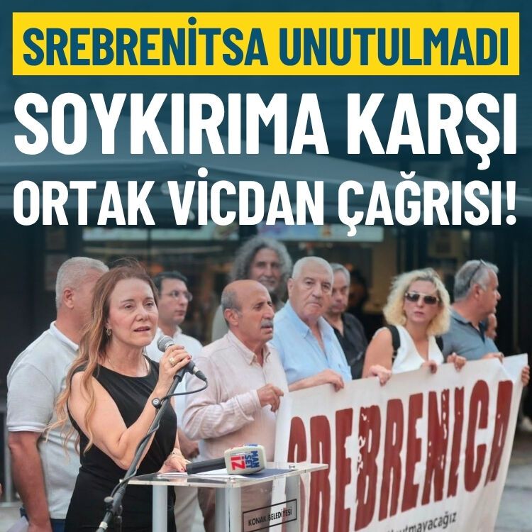 Srebrenitsa unutulmadı: Soykırıma karşı ortak vicdan çağrısı!
