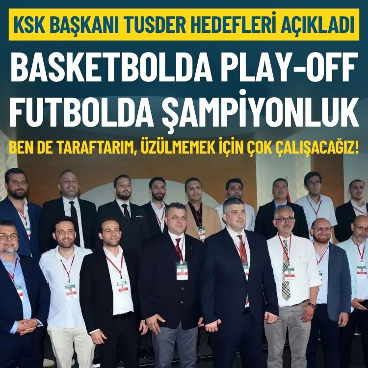 Karşıyaka Başkanı Yiğit Tusder’den iddialı açıklama: Şampiyonluk istiyoruz!