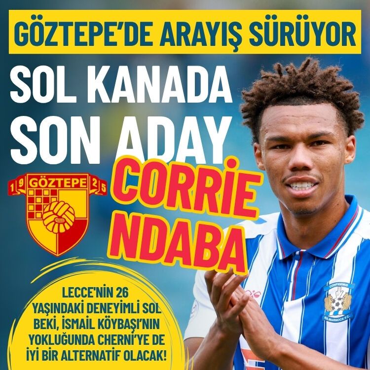 Göztepe’de arayış sürüyor: Sol kanada son aday Corrie Ndaba