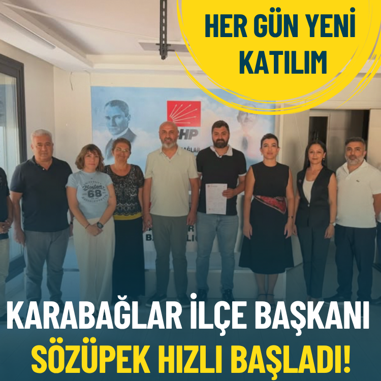 Karabağlar ilçe başkanı hızlı başladı: Her gün yeni katılımlar oluyor