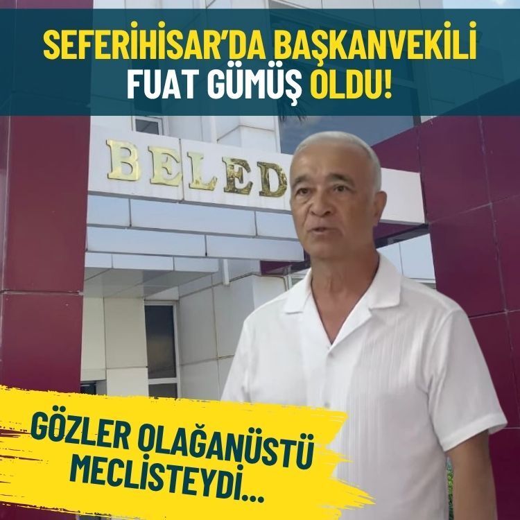 Seferihisar’da seçim tamam: Başkanvekili Fuat Gümüş oldu