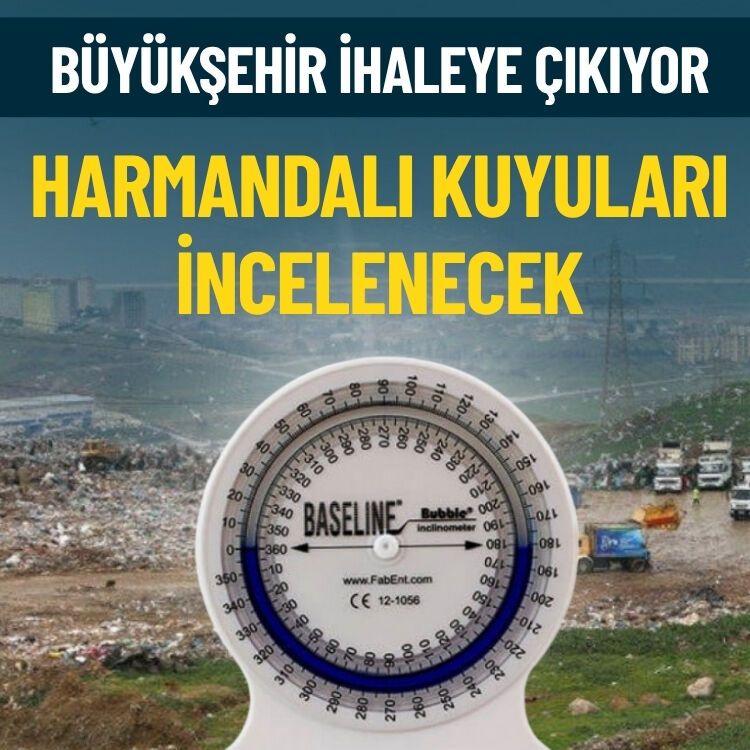Büyükşehir ihaleye çıkıyor… Harmandalı kuyuları incelenecek