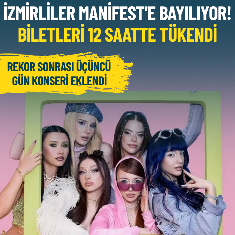 İzmirliler Manifest'e bayılıyor! İzmir konser biletleri rekor kırdı