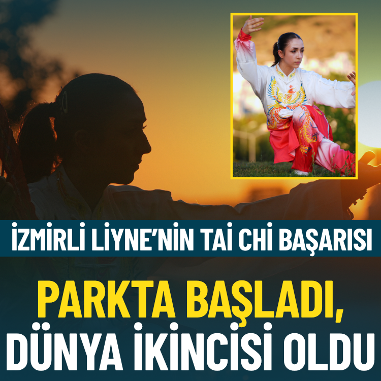 Parkta başladı, dünya ikincisi oldu... İzmirli Liyne’nin Tai Chi başarısı