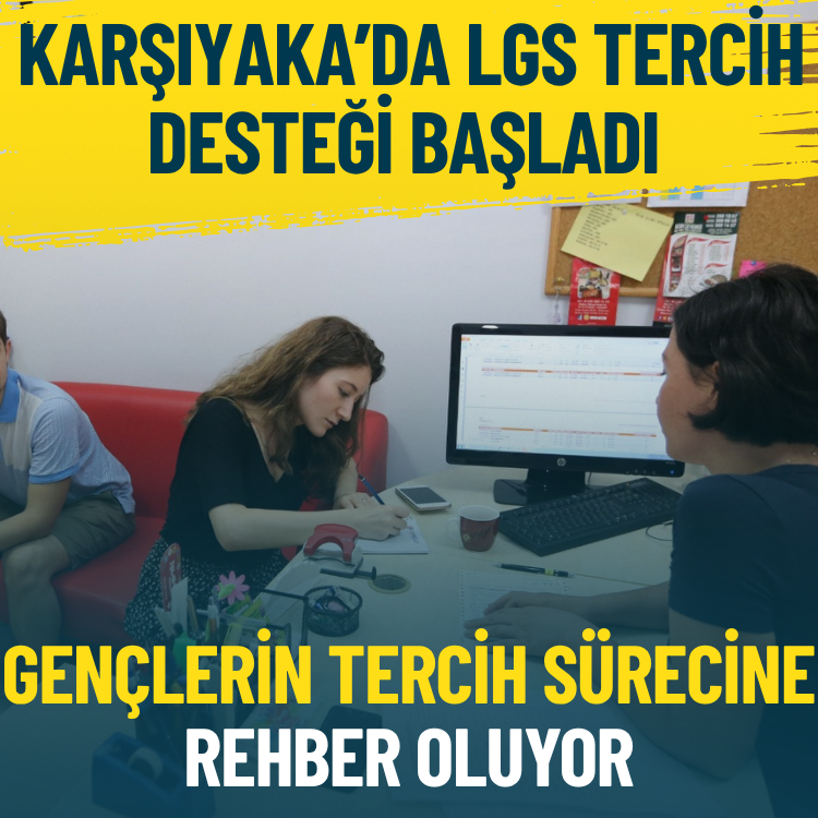 Karşıyaka’da LGS tercih desteği başladı