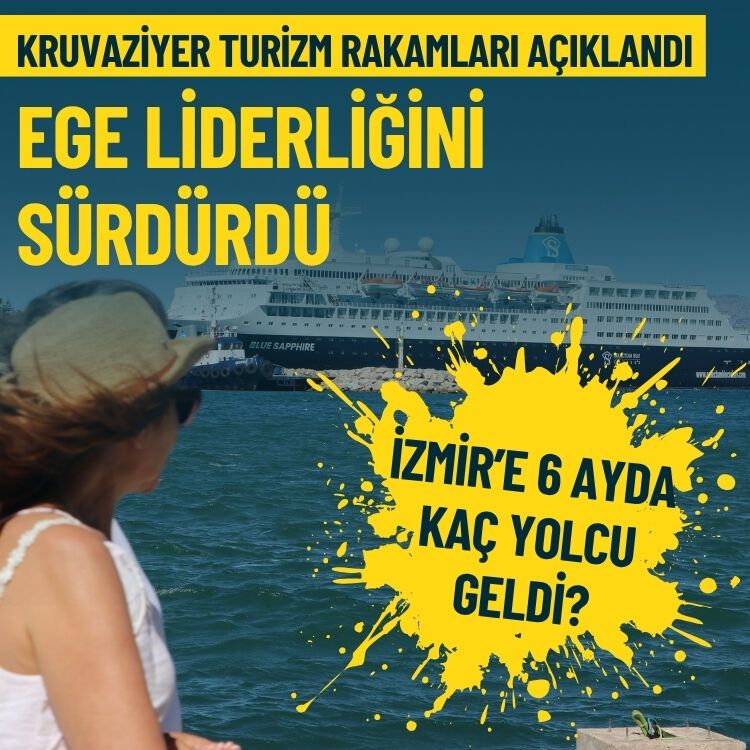 Kruvaziyer turizm rakamları belli oldu... Ege liderliğini sürdürdü