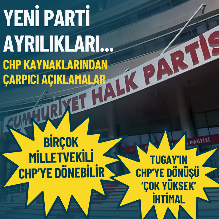 YENİ Parti ayrılıkları... Birçok milletvekili CHP’ye dönebilir