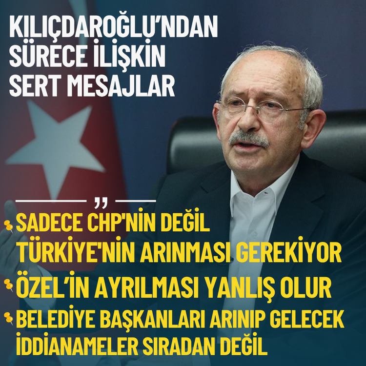 Kılıçdaroğlu: Partiyi bölen Erdoğan’a hizmet eder