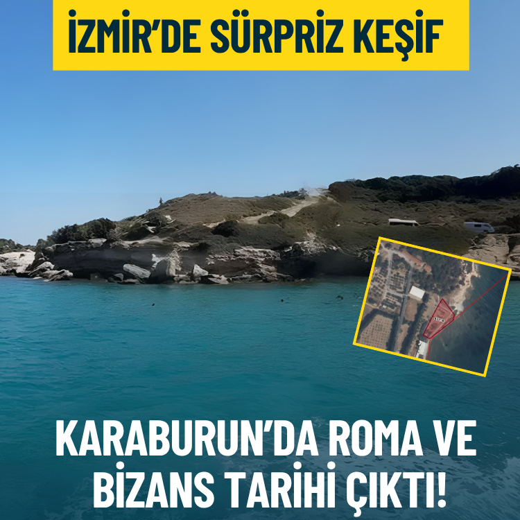 İzmir’de sürpriz keşif: Karaburun’da Roma ve Bizans tarihi çıktı!