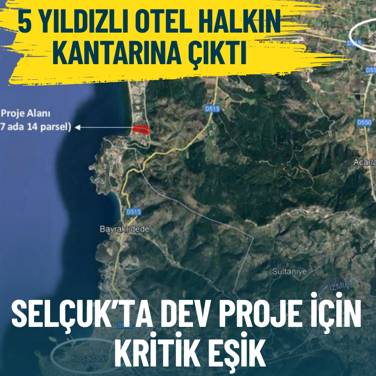 Selçuk’ta dev proje için kritik eşik: 5 yıldızlı otel halkın kantarına çıktı