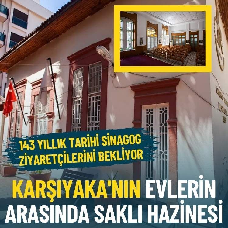 Karşıyaka'nın evlerin arasında saklı hazinesi: 143 yıllık tarihi sinagog ziyaretçilerini bekliyor