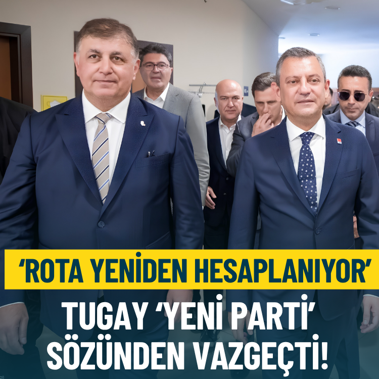 Tugay ‘Yeni Parti’ sözünden vazgeçti: 'Rota yeniden hesaplanıyor'