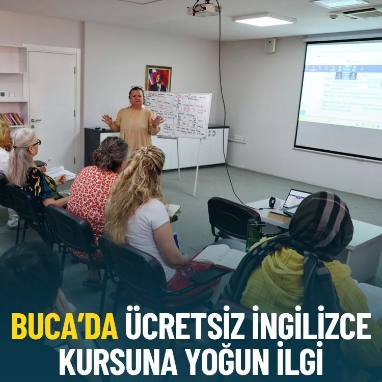 Buca’da ücretsiz İngilizce kursuna yoğun ilgi