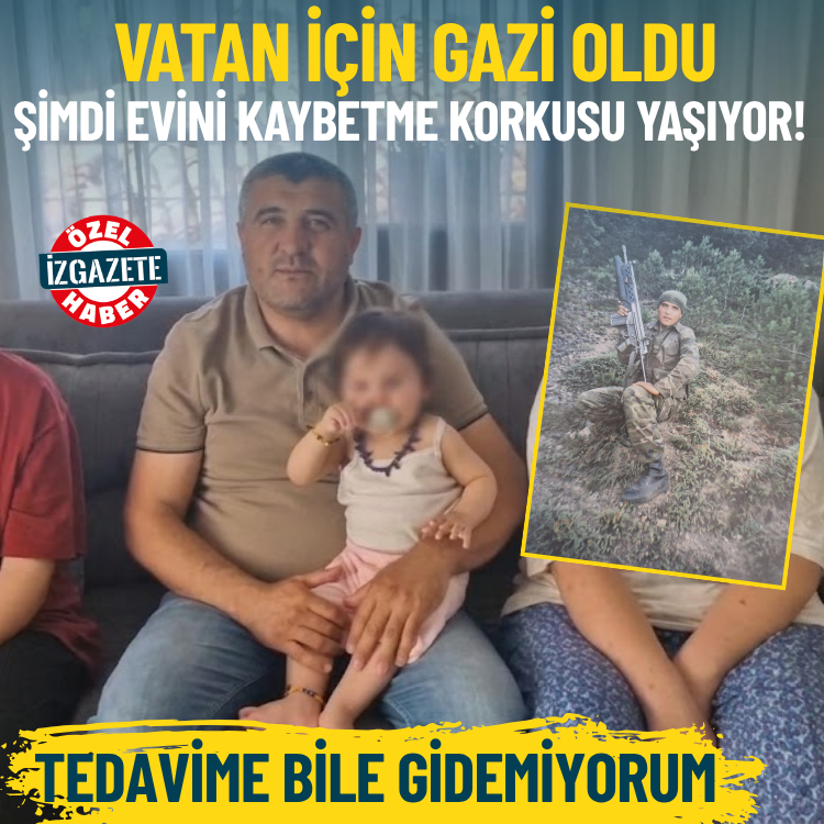 İzmir'de yardım çığlığı... Vatan için gazi oldu, şimdi evini kaybetme korkusu yaşıyor!