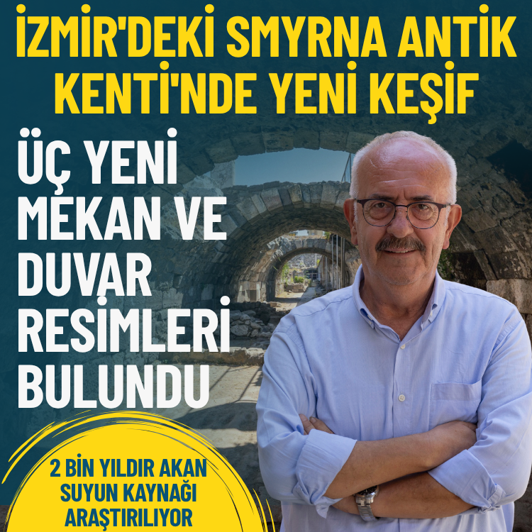 İzmir'deki Smyrna Antik Kenti'nde yeni keşif