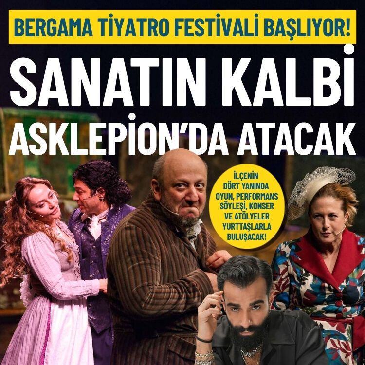 Sanatın kalbi Asklepion’da atacak: Bergama Tiyatro Festivali başlıyor!