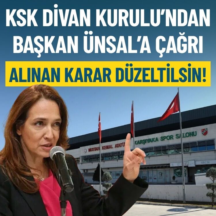 KSK Divan Kurulu’ndan Başkan Ünsal’a çağrı: Alınan karar düzeltilsin!