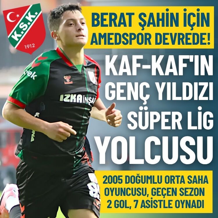 Karşıyaka'nın genç yıldızı Süper Lig yolcusu: Berat Şahin için Amedspor devrede