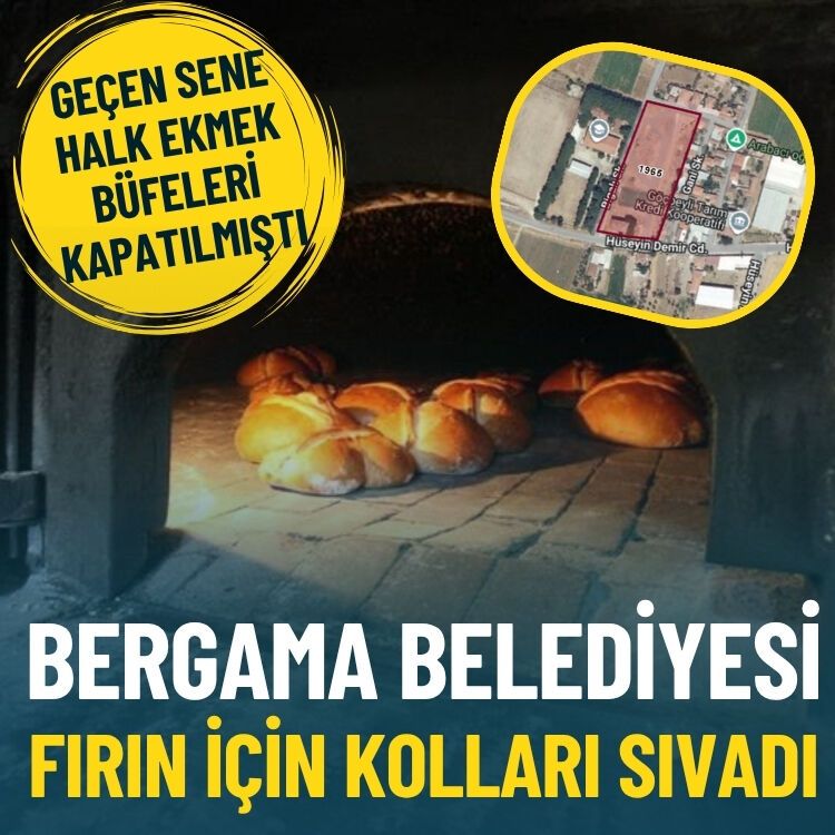 Geçen sene halk ekmek büfeleri kapatılmıştı… Bergama Belediyesi fırın için kolları sıvadı
