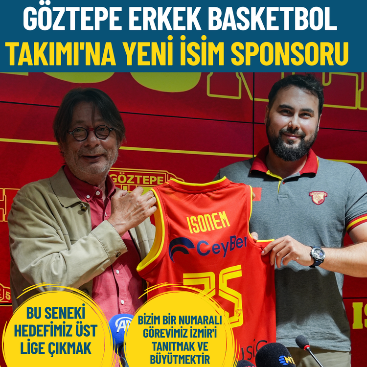 Göztepe Erkek Basketbol Takımı'na yeni isim sponsoru