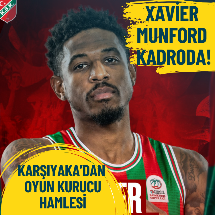 Karşıyaka’dan oyun kurucu hamlesi: Xavier Munford kadroda!